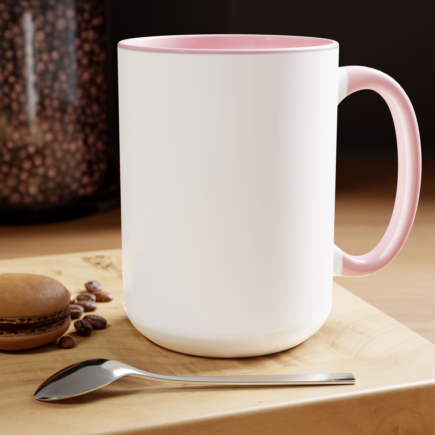 Two-Tone Funny Coffee Mugs, 15oz Coffee
