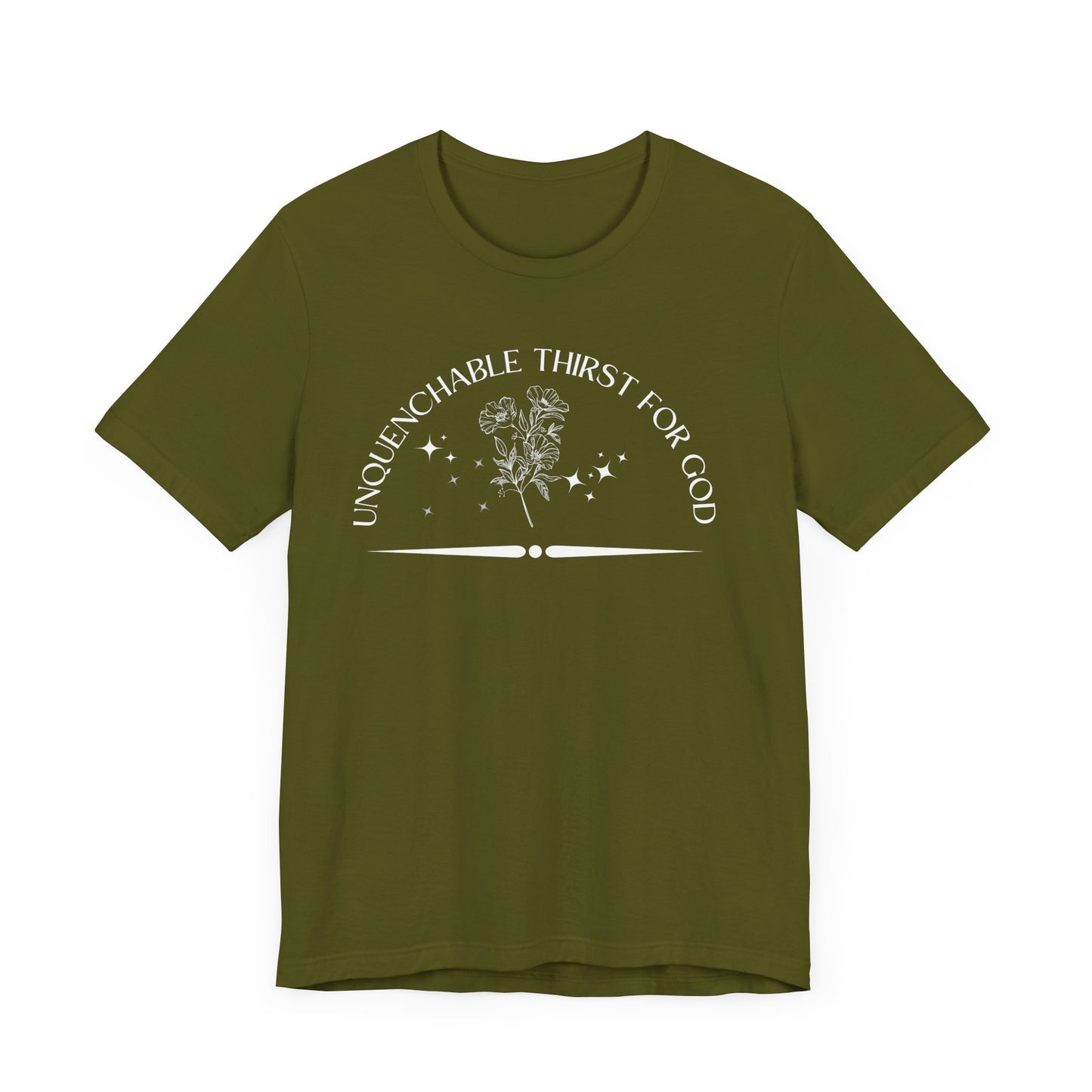 Unquenchable Thirst For God Unisex Jersey Short Sleeve Tee