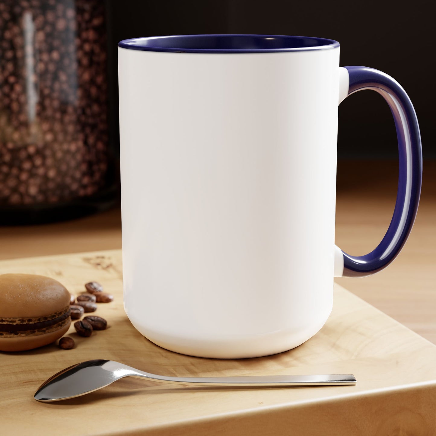 Two-Tone Funny Coffee Mugs, 15oz Coffee
