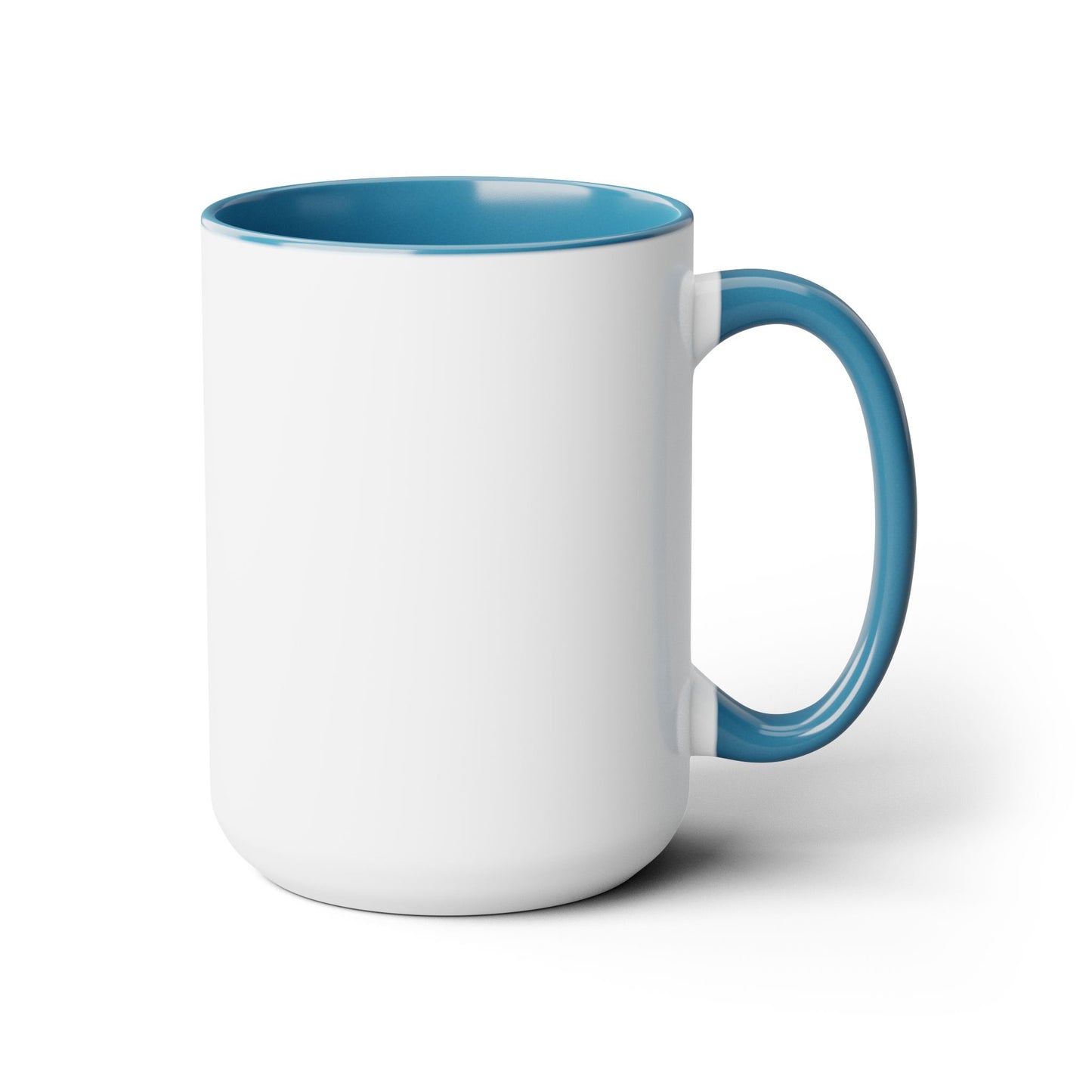 Two-Tone Funny Coffee Mugs, 15oz Coffee