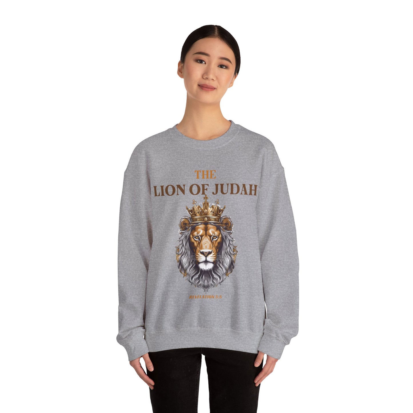 The Lion Of Judah Unisex Heavy Blend™ Crewneck Sweatshirt