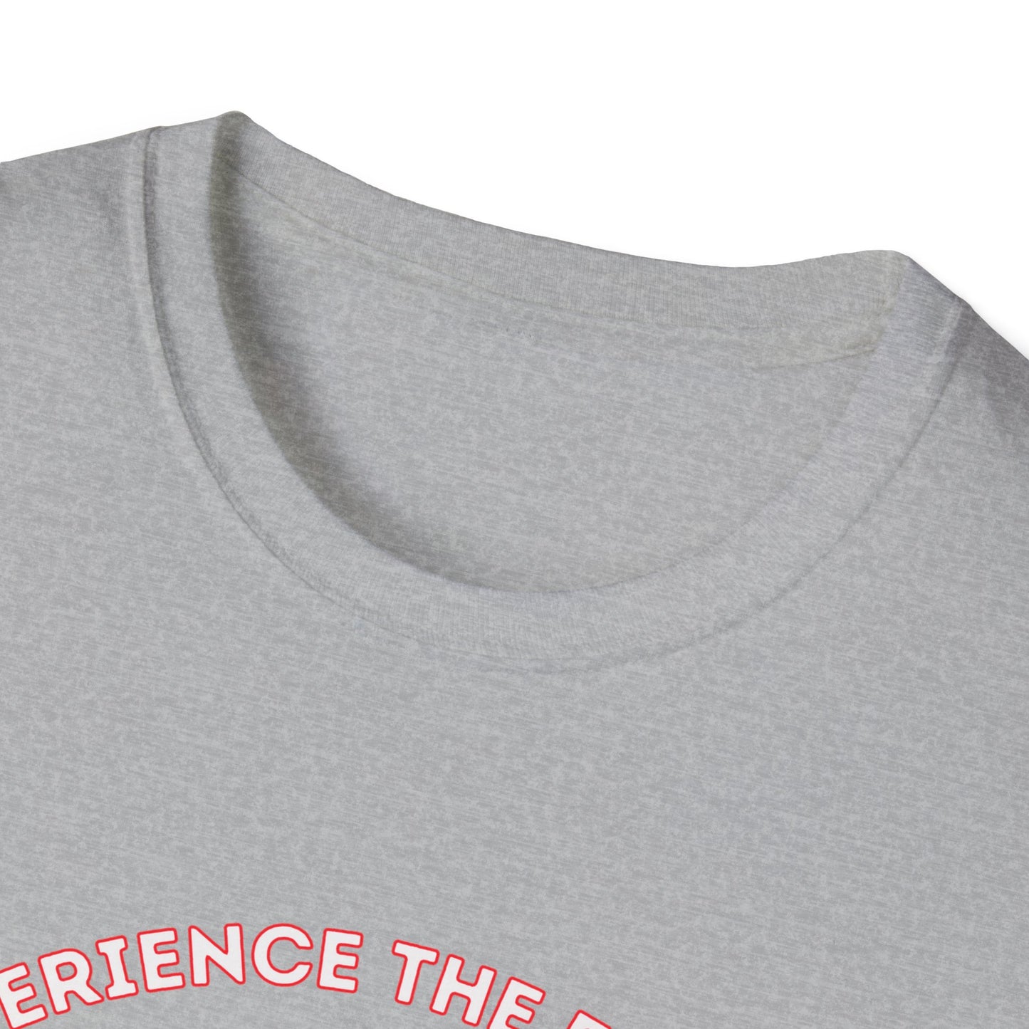 Experience the Freedom of a life in Christ Unisex soft style T-shirt
