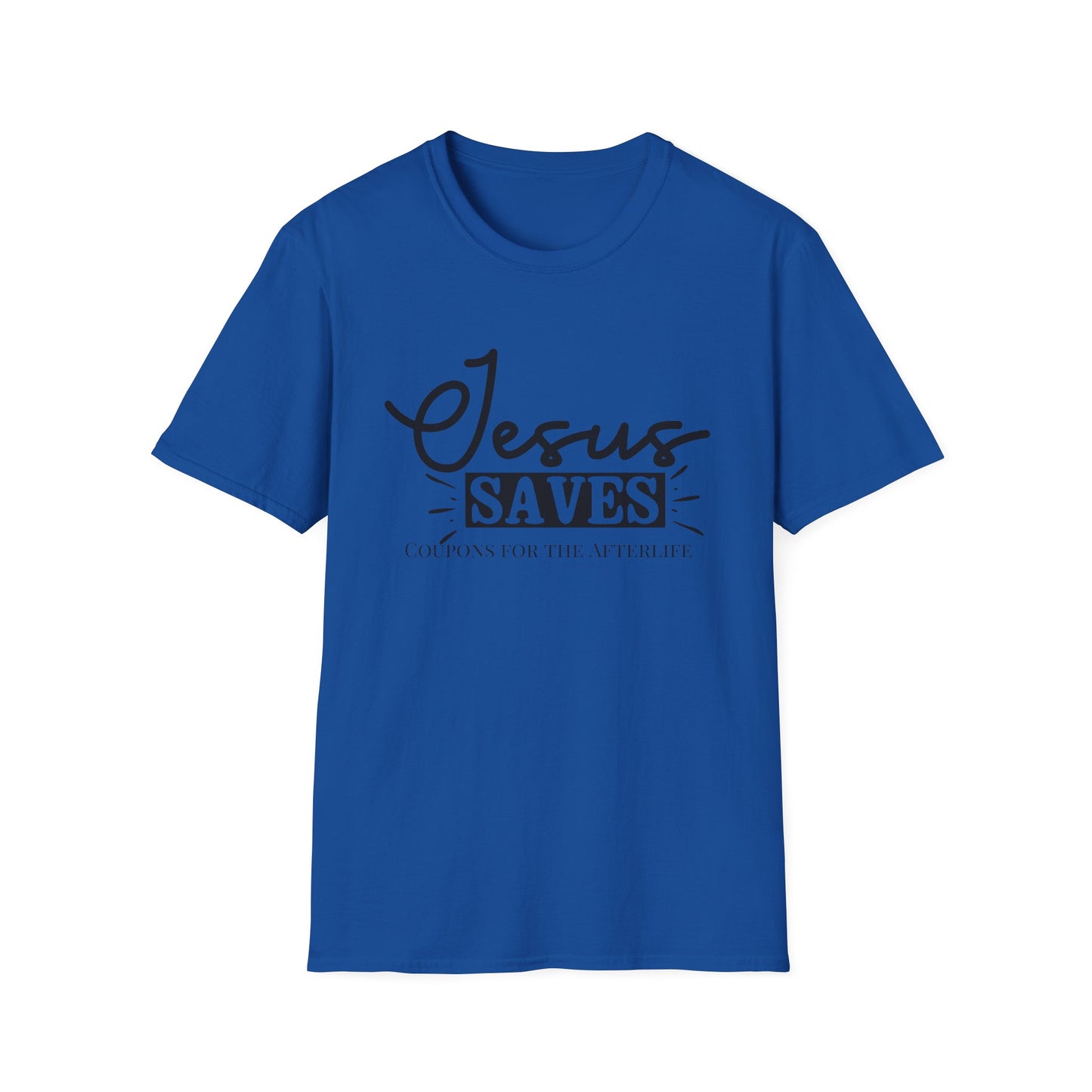 Jesus SavesUnisex Softstyle T-Shirt
