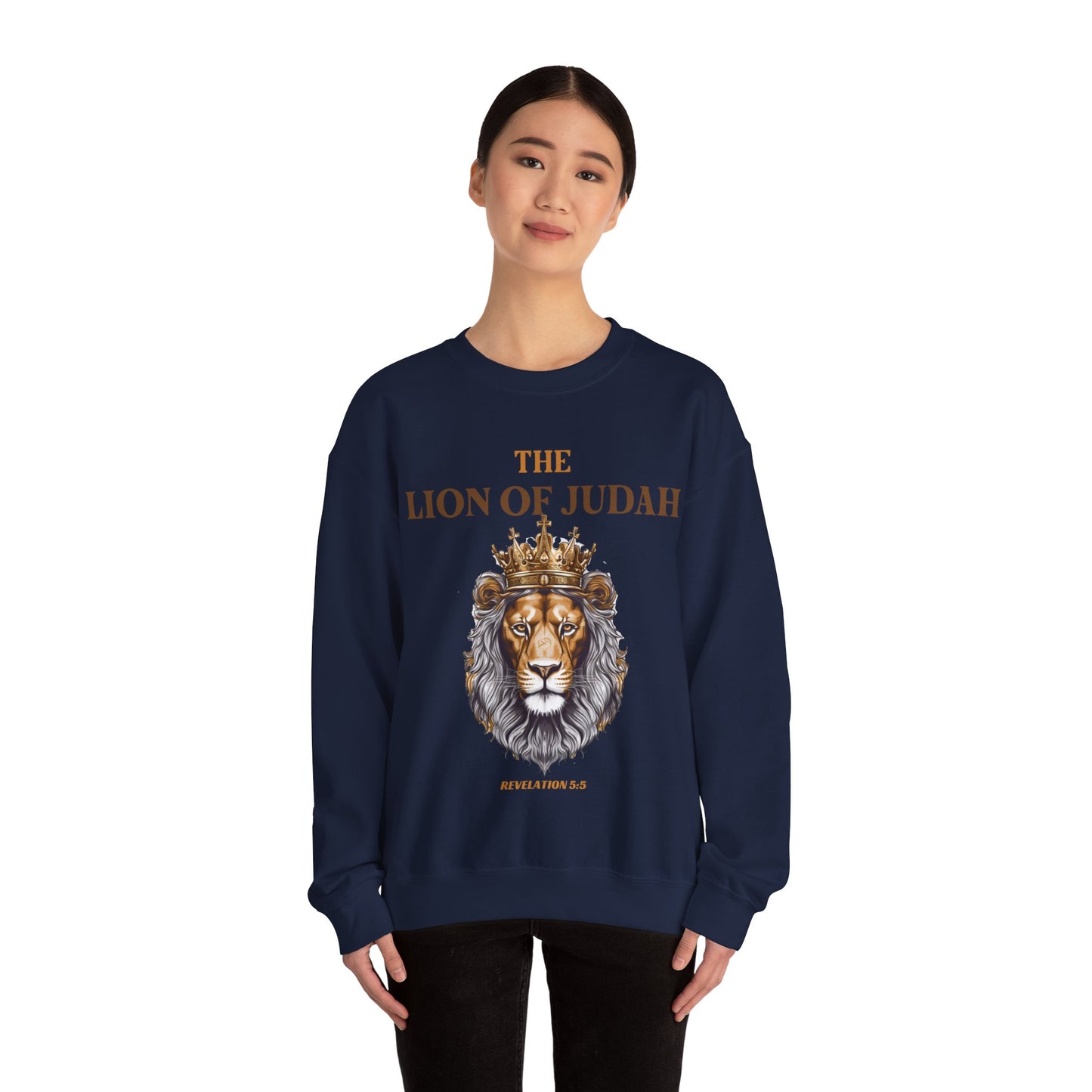 The Lion Of Judah Unisex Heavy Blend™ Crewneck Sweatshirt