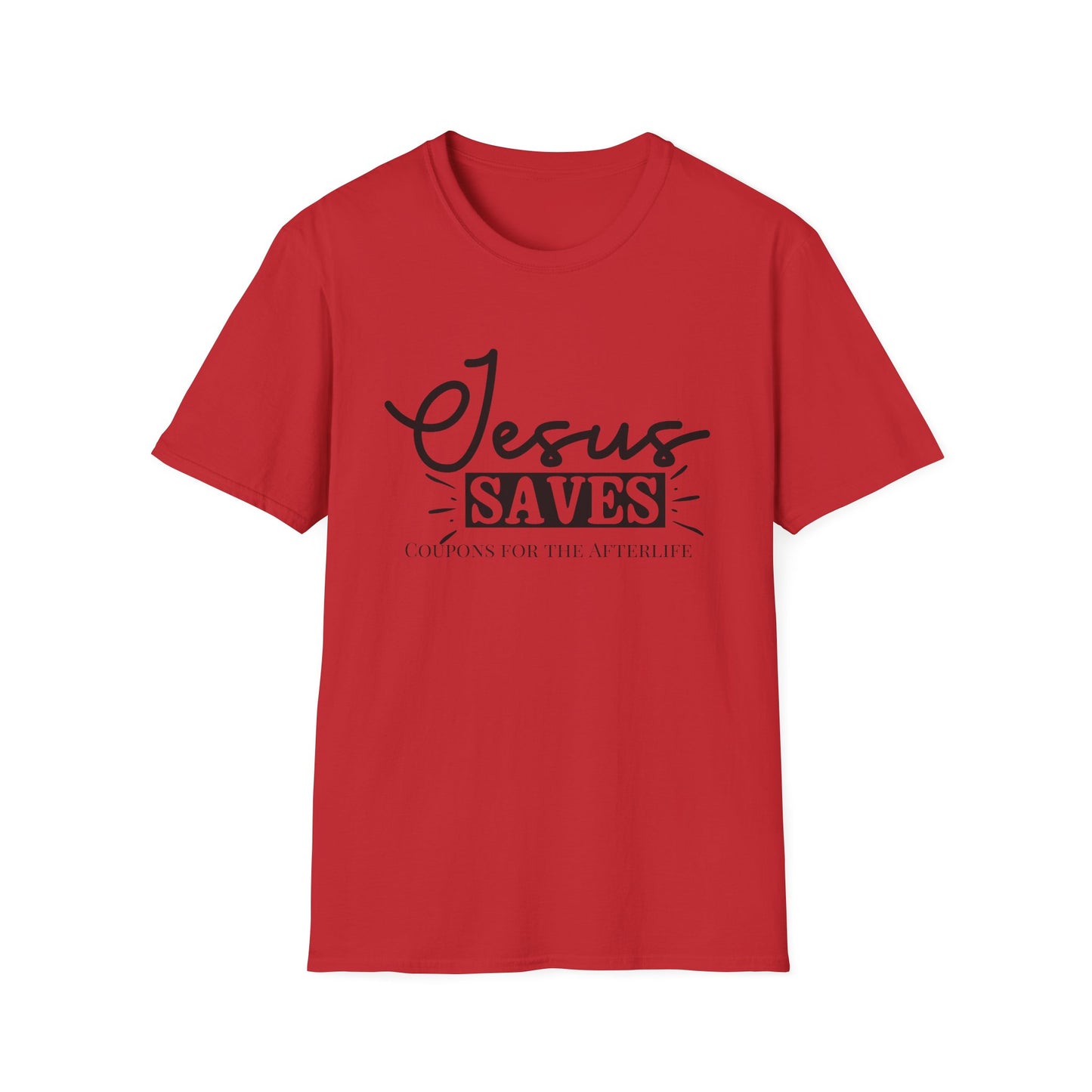 Jesus SavesUnisex Softstyle T-Shirt