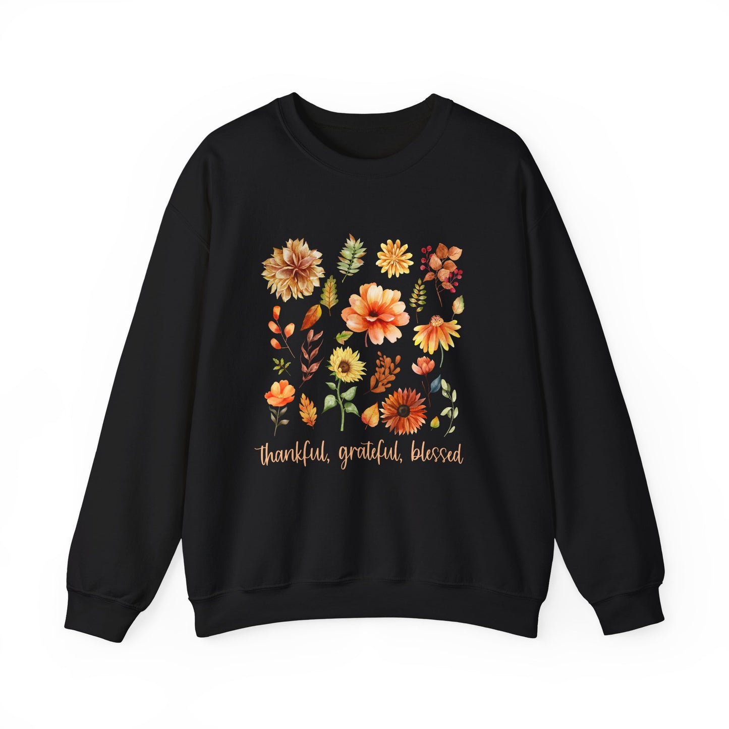 Thankful, BlessedUnisex Heavy Blend™ Crewneck Sweatshirt