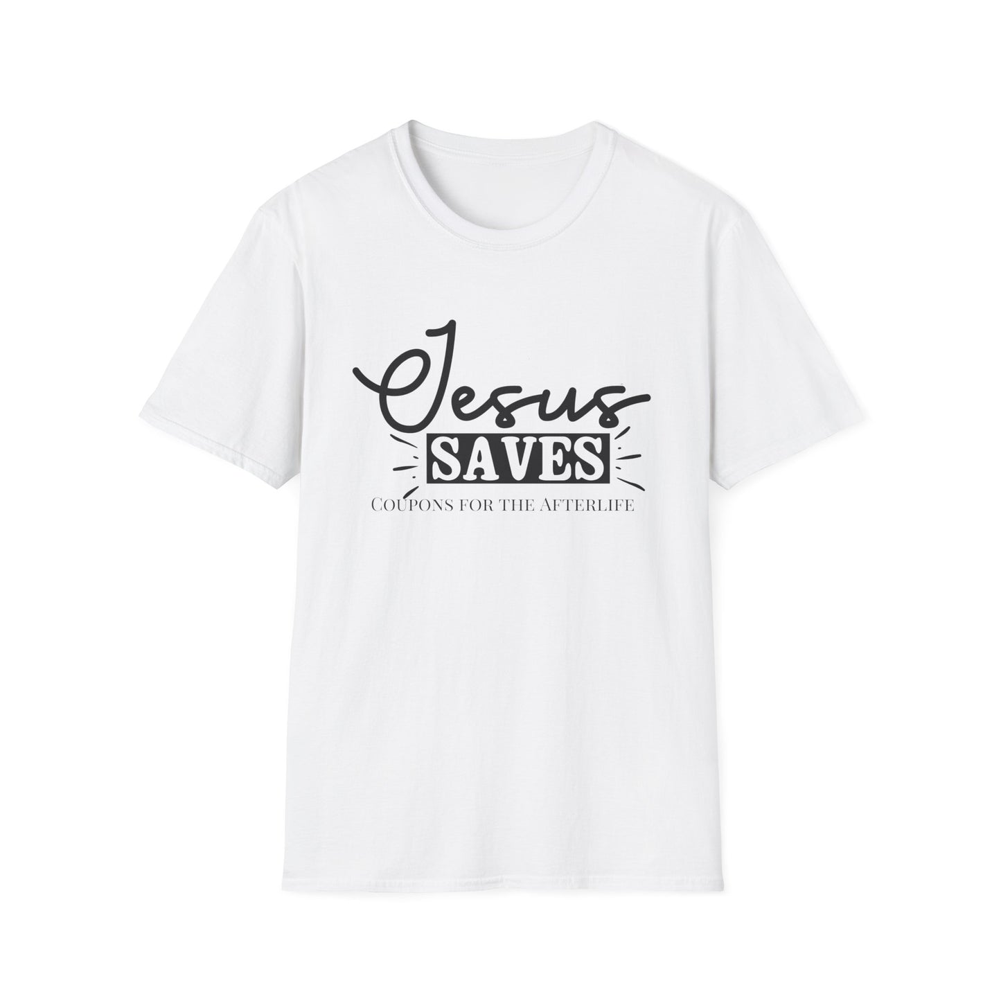 Jesus SavesUnisex Softstyle T-Shirt