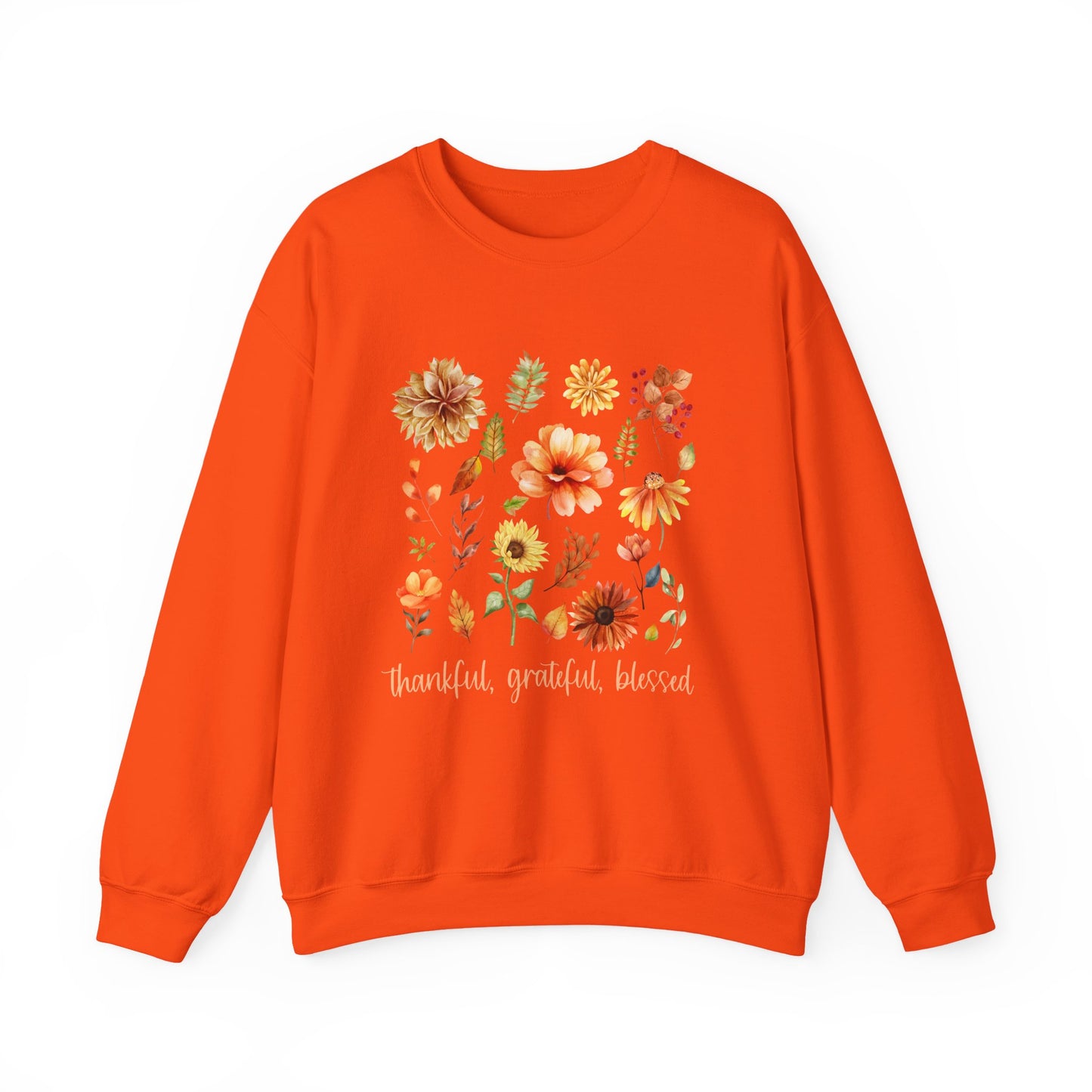 Thankful, BlessedUnisex Heavy Blend™ Crewneck Sweatshirt