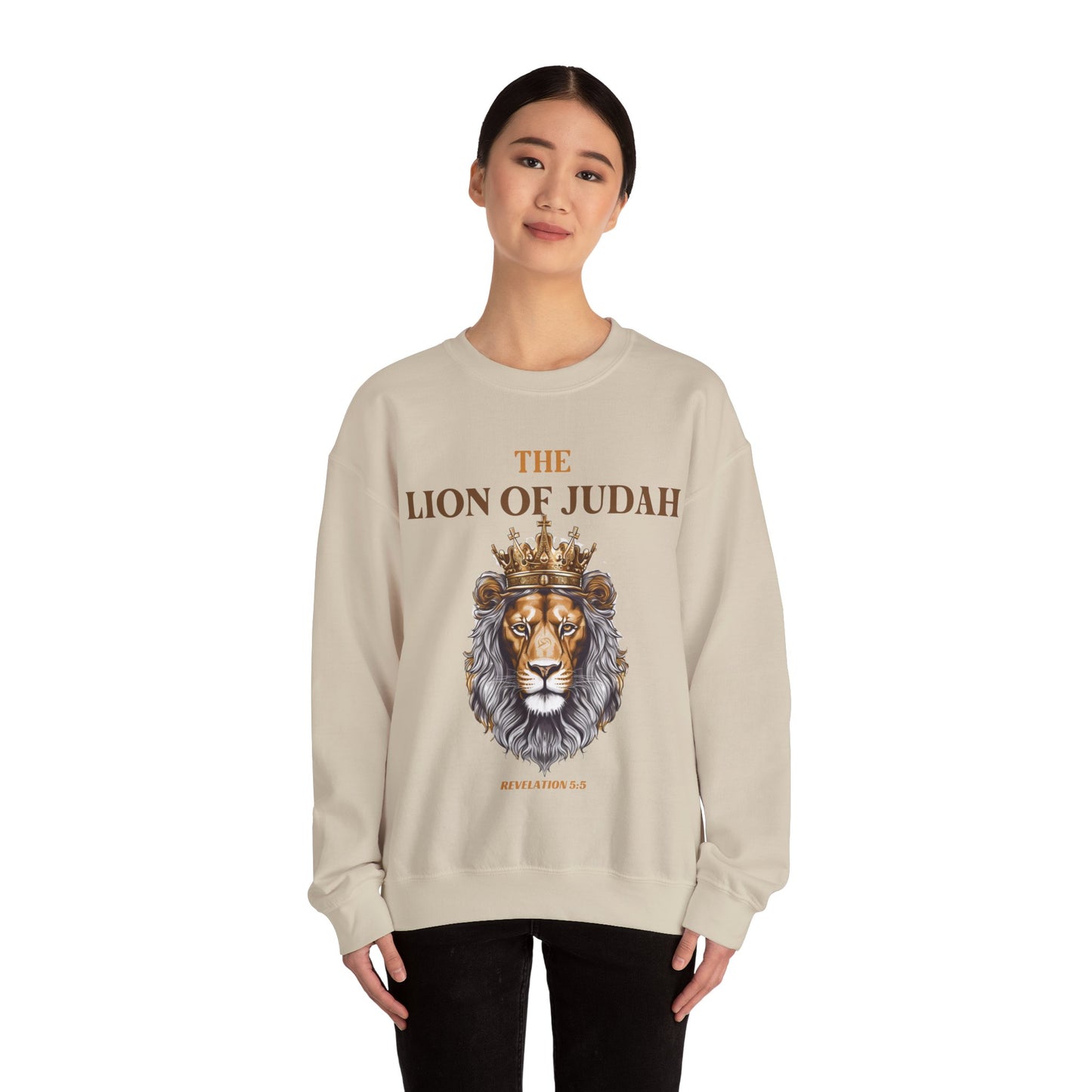 The Lion Of Judah Unisex Heavy Blend™ Crewneck Sweatshirt
