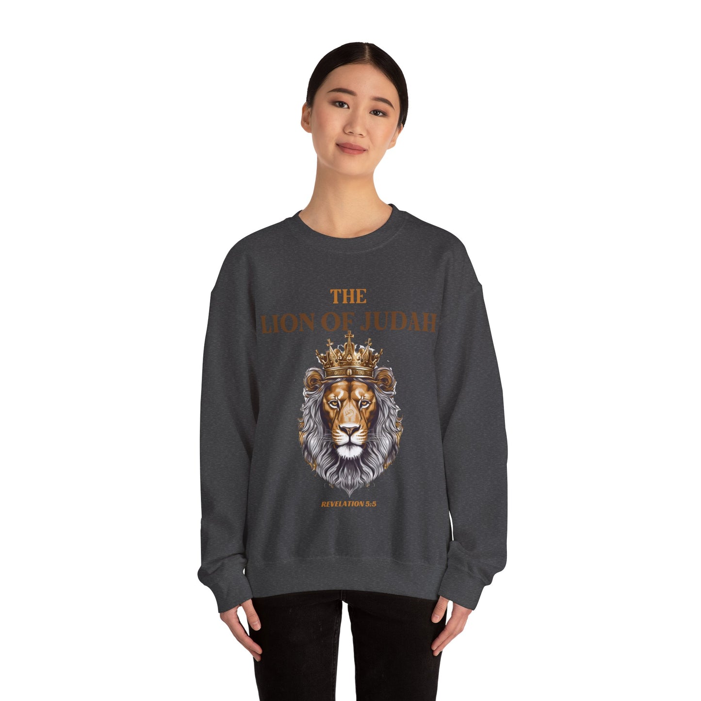 The Lion Of Judah Unisex Heavy Blend™ Crewneck Sweatshirt