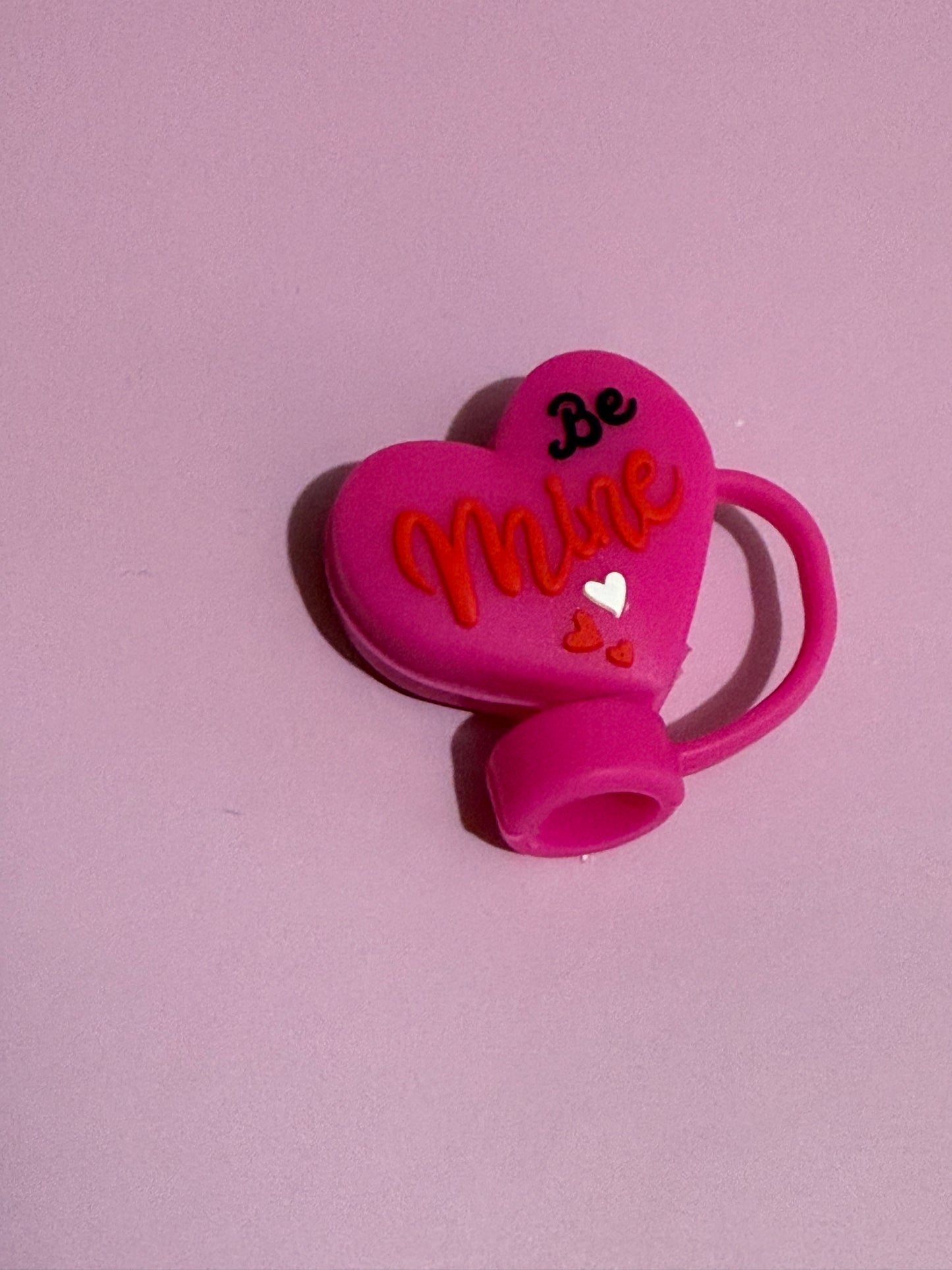 Valentine's Day Silicone Straw Topper | Heart Gnome, Bunny, Kitty