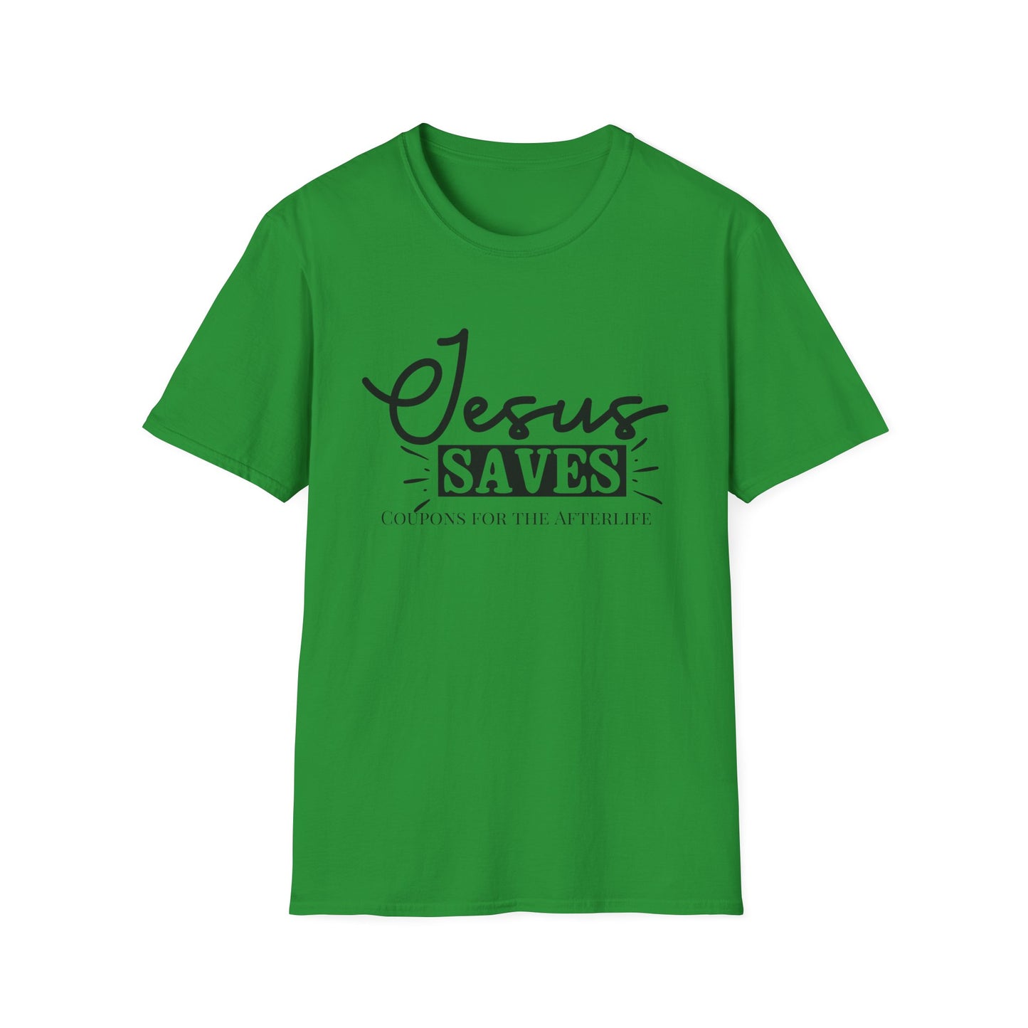 Jesus SavesUnisex Softstyle T-Shirt