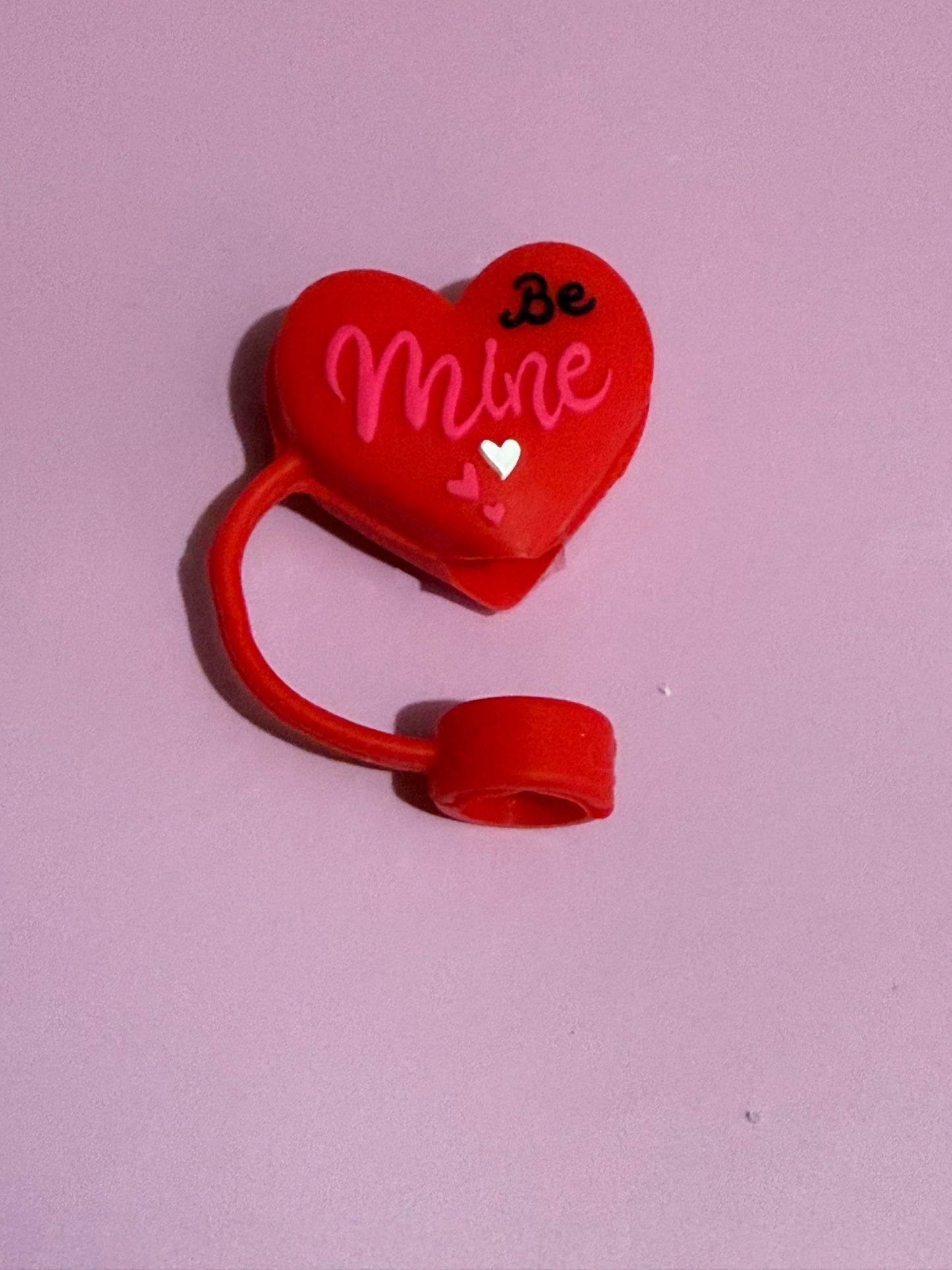 Valentine's Day Silicone Straw Topper | Heart Gnome, Bunny, Kitty